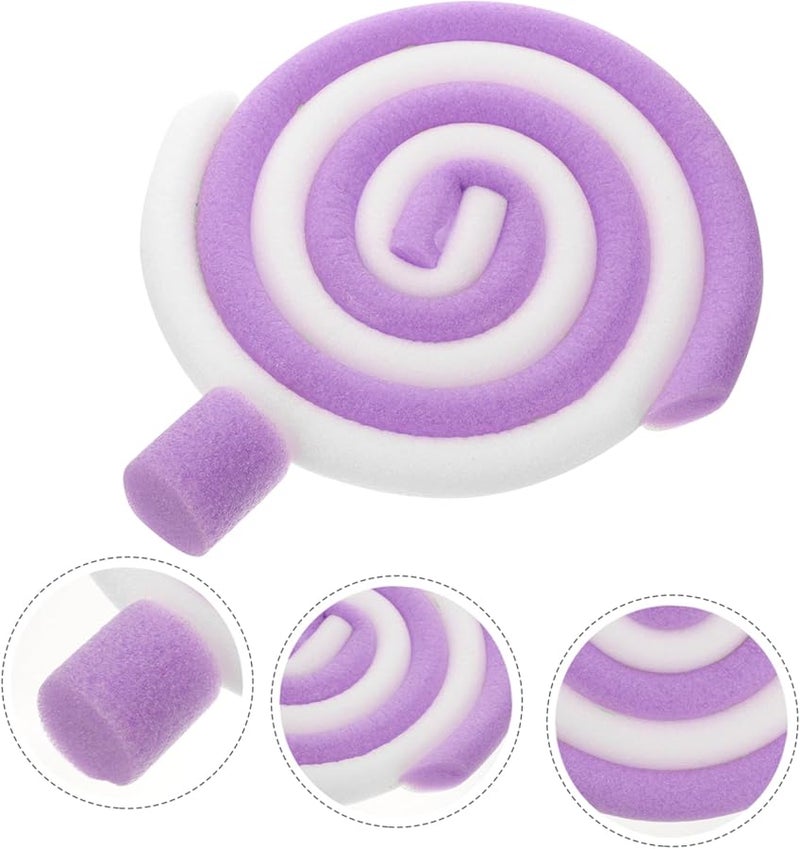 Violet Giant Fake Foam Lollipop Props For Party Photography Decorations - Image 4